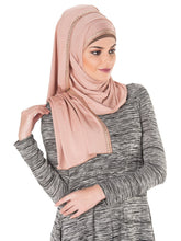 Square Studded Border Knitted Hijab