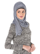 Square Studded Border Knitted Hijab
