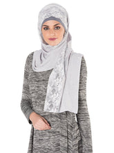 French Lace Border Hijab