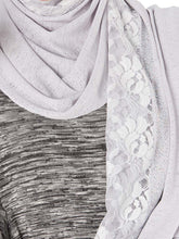 French Lace Border Hijab